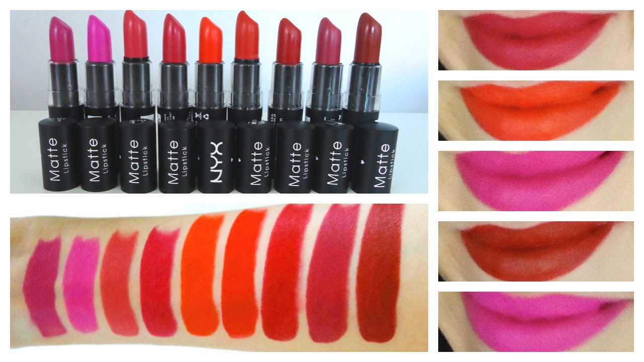 nyx lipstick review
